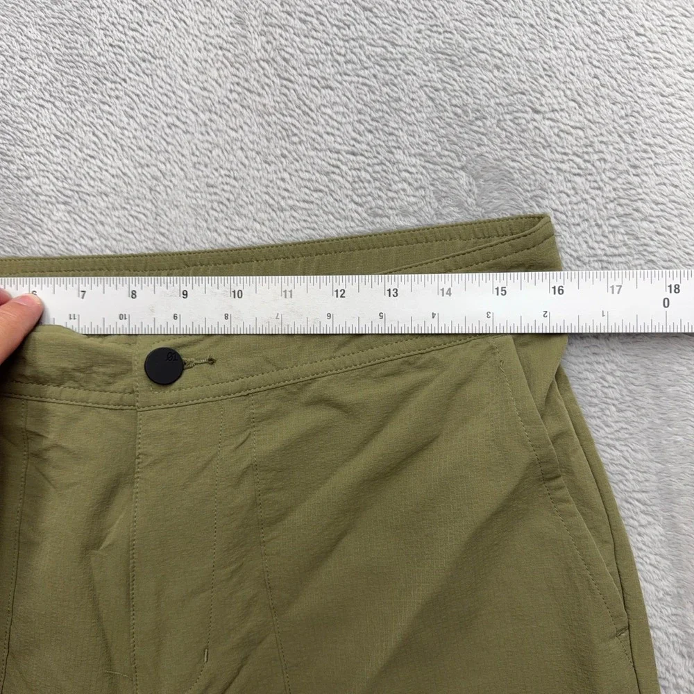 01.Algo Shorts Mens 31 Olive Green Performance Cordura Nylon Spandex Utility
